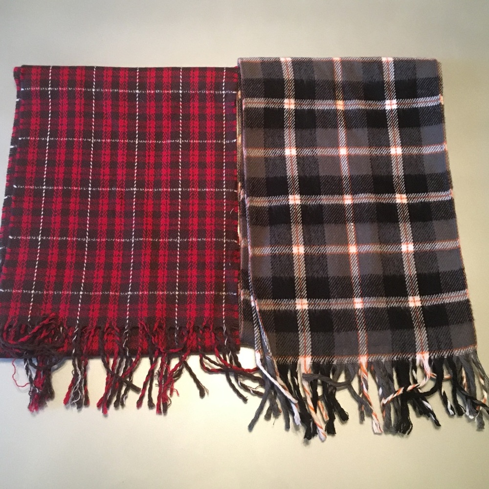 Set of 2:  Plaid Winter Scarves (Gymboree & H&M)